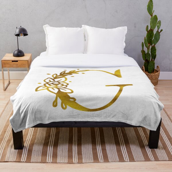 Item preview, Gold Floral Monogram G designed and sold by Amy Olsen.