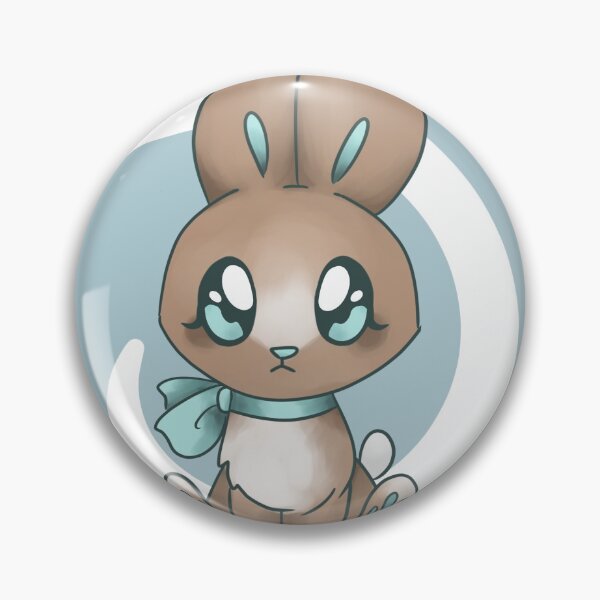 Item preview, Mint and brown bow bunny designed and sold by Jessica K..
