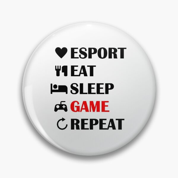 Item preview, ESPORTS EAT SLEEP GAME REPEAT  designed and sold by SlashyShop.