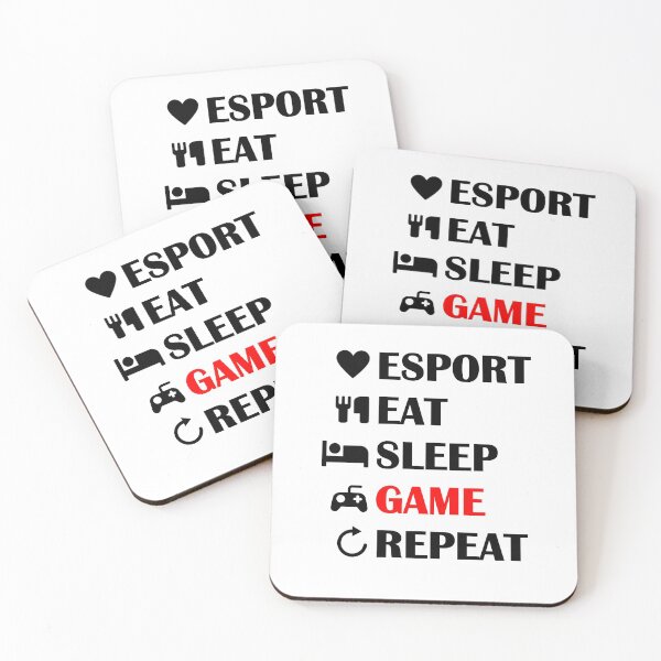 Item preview, ESPORTS EAT SLEEP GAME REPEAT  designed and sold by SlashyShop.