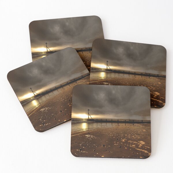 Item preview, Sunset over the Groynes  designed and sold by hawkie.
