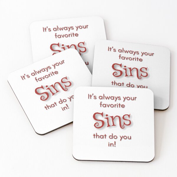 Item preview, Favorite Sins designed and sold by designbyjodyb.