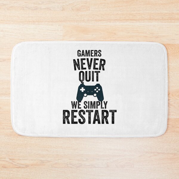 Item preview, Gamers Never Quit We Simply Restart designed and sold by Jajulile.