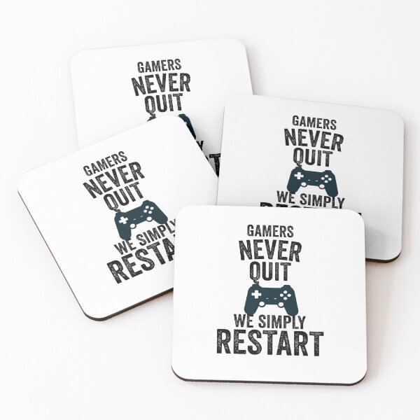 Item preview, Gamers Never Quit We Simply Restart designed and sold by Jajulile.