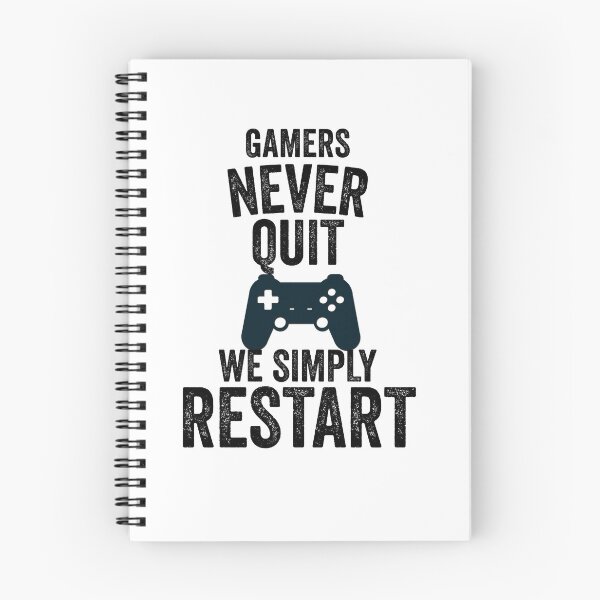 Item preview, Gamers Never Quit We Simply Restart designed and sold by Jajulile.