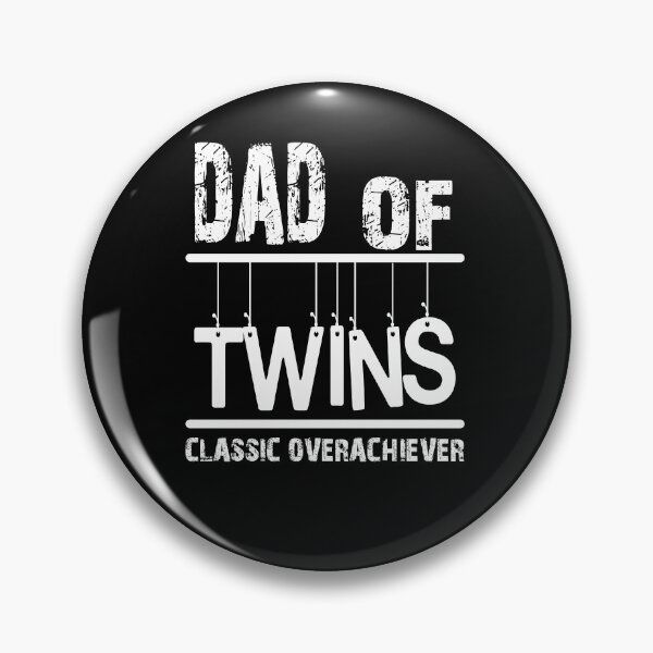 Item preview, Dad of twins classic overachiever T-Shirt designed and sold by PURPLE DIAMOND.