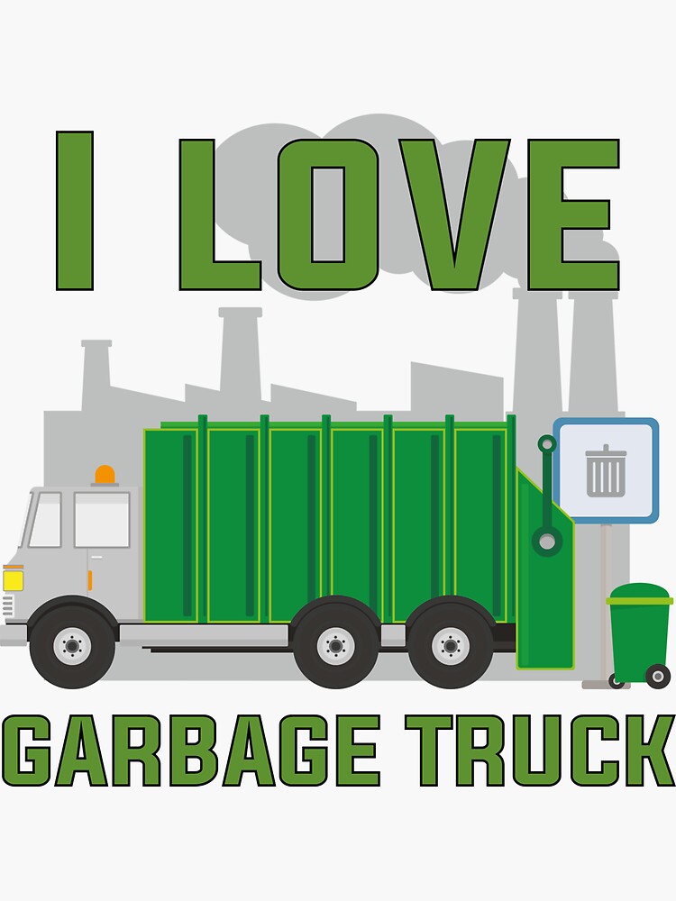 I Love Garbage Truck Shirt | Cool Little Junk Lover Tee Gift
