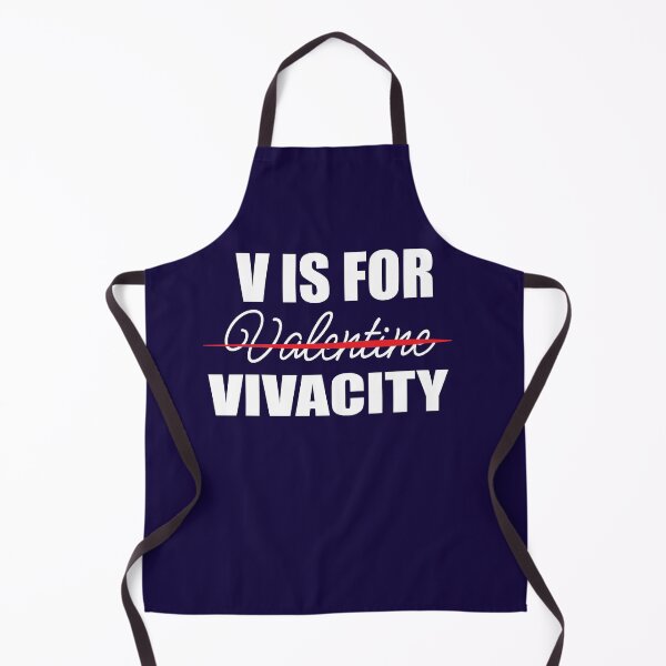 Item preview, V Is For Vivacity- Valentine's Day - designed and sold by PrintBrint.