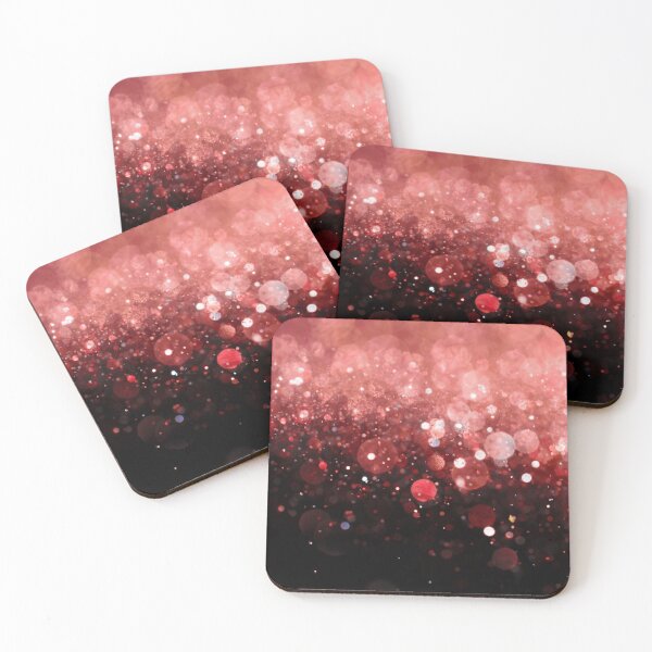 Item preview, Abstract red shiny lights on black background I designed and sold by fowons.