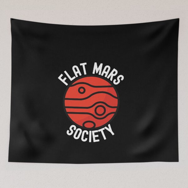 Item preview, Flat Mars Society designed and sold by GrlDad.