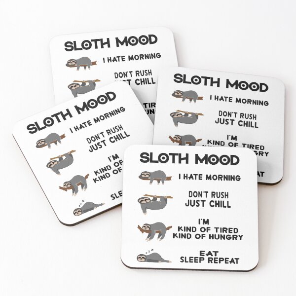Item preview, Sloth mood - Sloth distraction quote designed and sold by Soul  ArtLove.