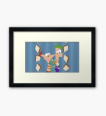 Grilled Cheese Hugs Framed Print