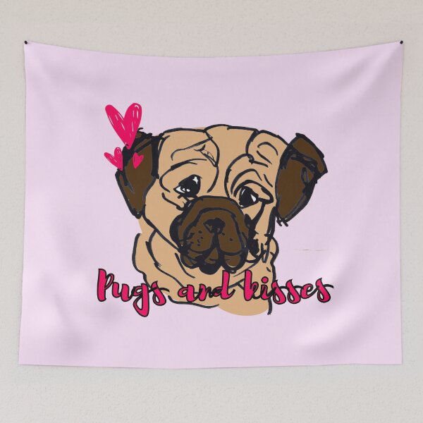 Item preview, Cute valentine for pug lover designed and sold by NinaBetterNot.