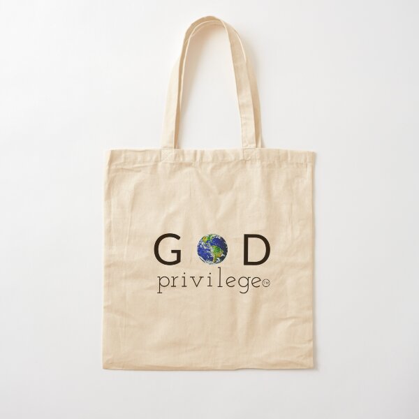GOD PRIVILEGE Cotton Tote Bag