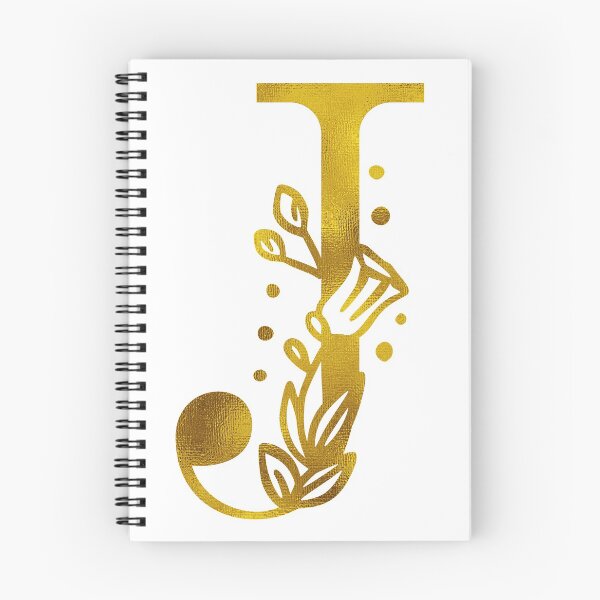 Item preview, Gold Floral Monogram J designed and sold by Amy Olsen.