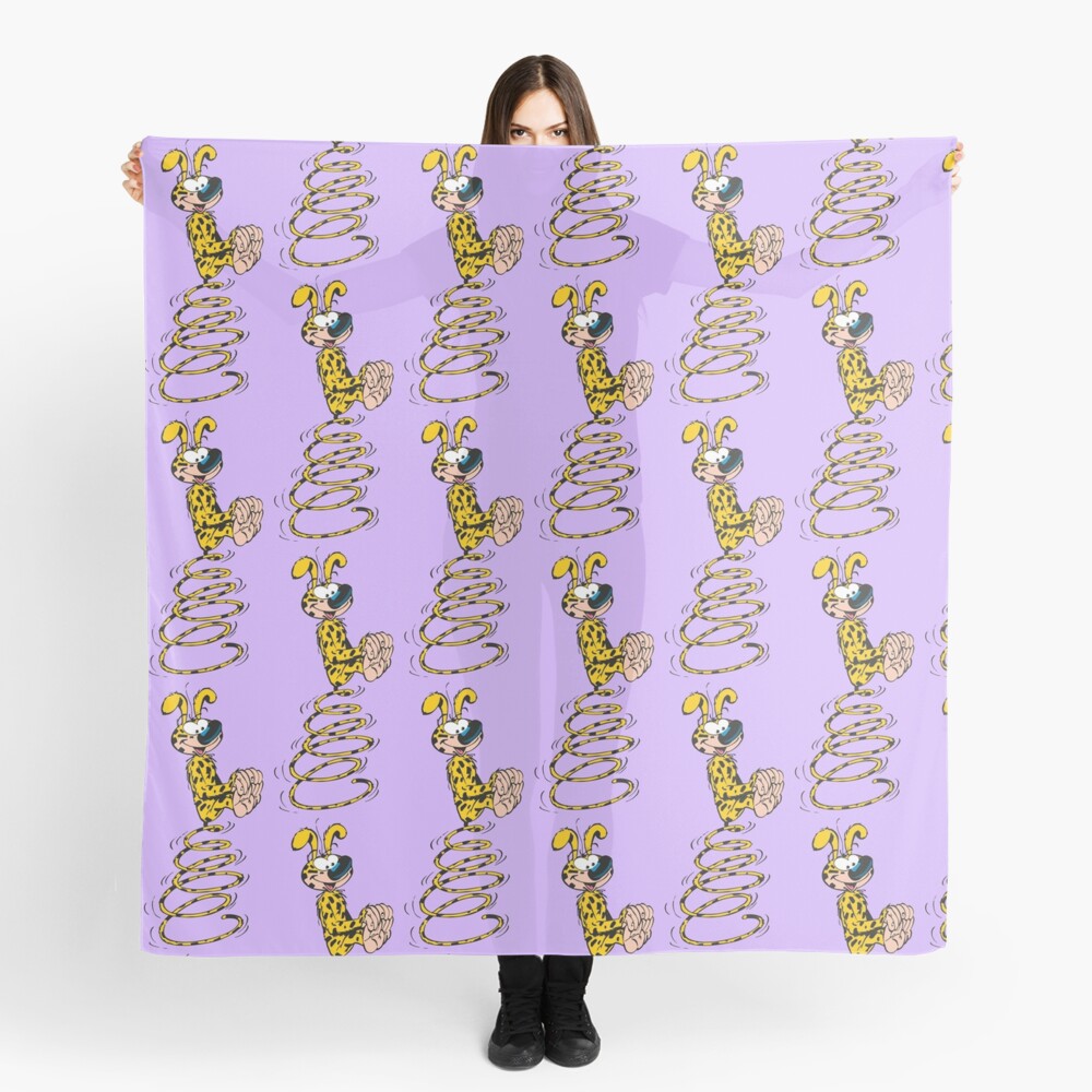 Marsupilami spring tail - Purple Scarf
