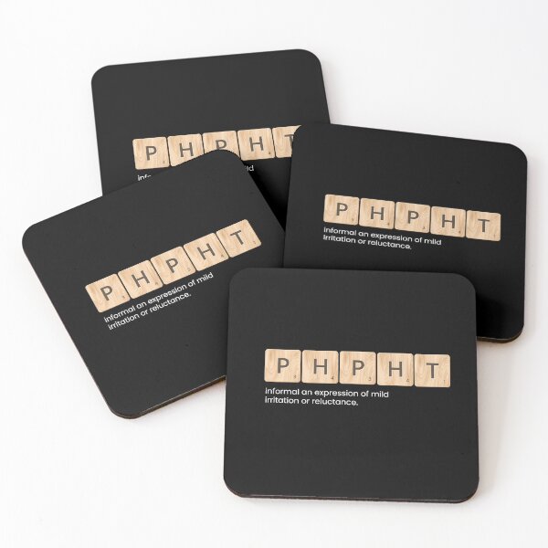 Item preview, Camiseta Scrabble PHPHT | Camiseta humorística Scrabble designed and sold by So Sorted Design.