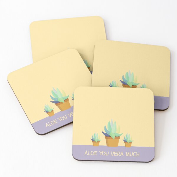 Item preview, Purple Yellow Aloe Vera Succulent Funny Design designed and sold by LADYGOODMOOD.