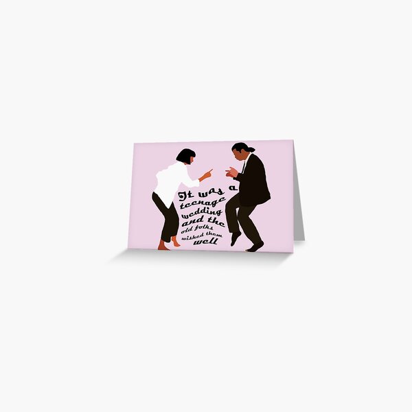 Vista previa del artículo con la obra «Impresión original de la escena de baile de Pulp Fiction», diseñado y vendido por alseepintheloft.