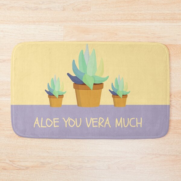 Item preview, Purple Yellow Aloe Vera Succulent Funny Design designed and sold by LADYGOODMOOD.