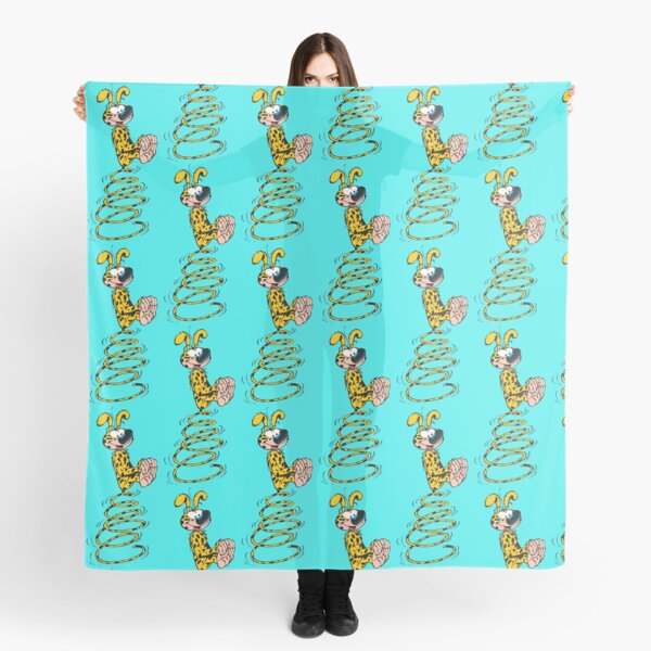 Marsupilami spring tail - Aqua Scarf
