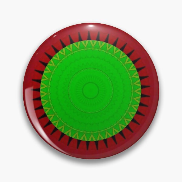 Item preview, Green kaleidoscopic disk designed and sold by greentiger1.
