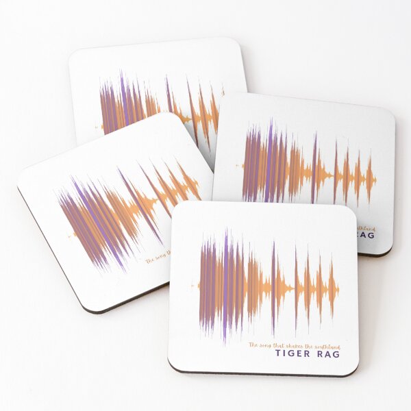 Item preview, Tiger Rag sound waves art designed and sold by artanddesignK.
