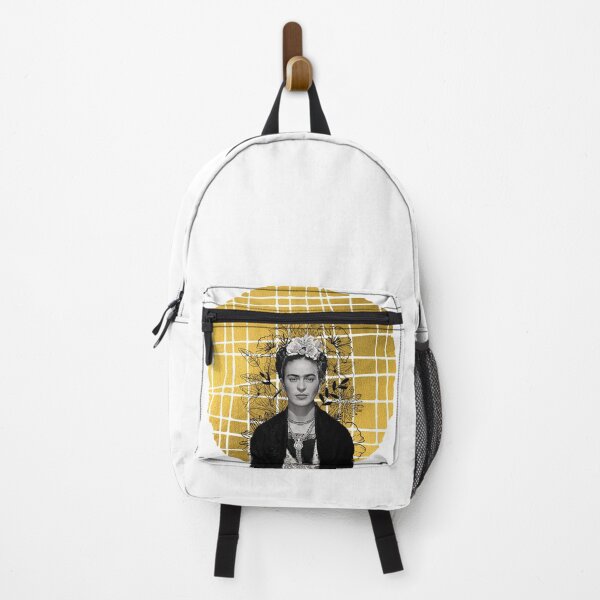 Item preview, Frida Kahlo flowers, black and white photo designed and sold by Adriana C (All about Frida).