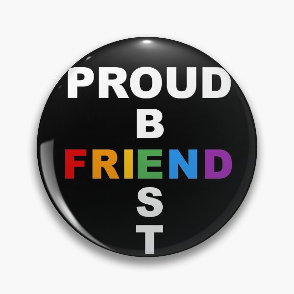 Item preview, LGBTQ Pride Support Proud Best Friend  designed and sold by aronia.