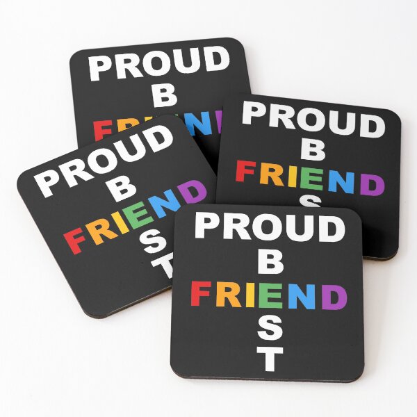 Item preview, LGBTQ Pride Support Proud Best Friend  designed and sold by aronia.