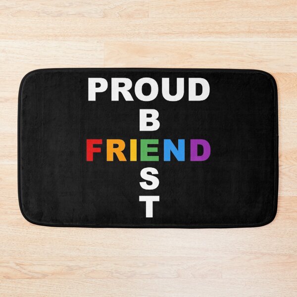 Item preview, LGBTQ Pride Support Proud Best Friend  designed and sold by aronia.
