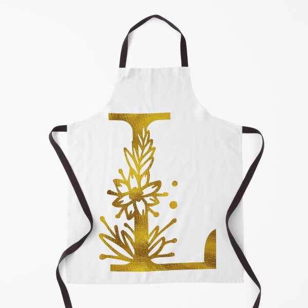 Item preview, Gold Floral Monogram L designed and sold by Amy Olsen.