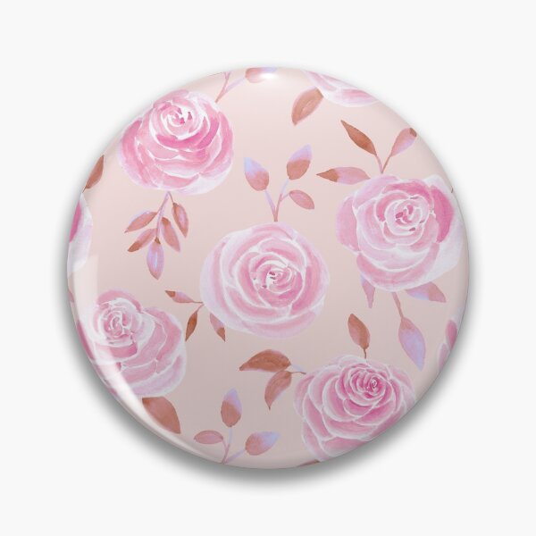 Item preview, Pink roses with leaves designed and sold by Katine-Art.