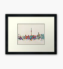 Toronto city skyline Framed Print