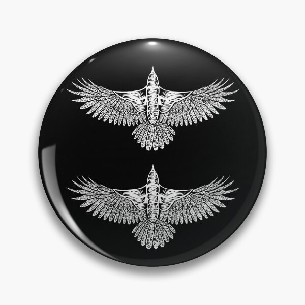 Item preview, Huginn and Muninn Odin’s Ravens designed and sold by Compeer.