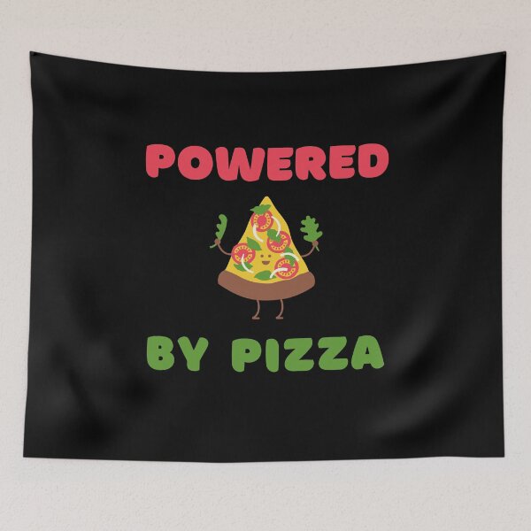 Item preview, Pizza Power Foodie Gift Cute Funny Shirt Laugh Joke Food Hungry Snack Gift Sarcastic Happy Fun Introvert Awkward Geek Hipster Silly Inspirational Motivational Birthday Present designed and sold by EpsilonEridani.
