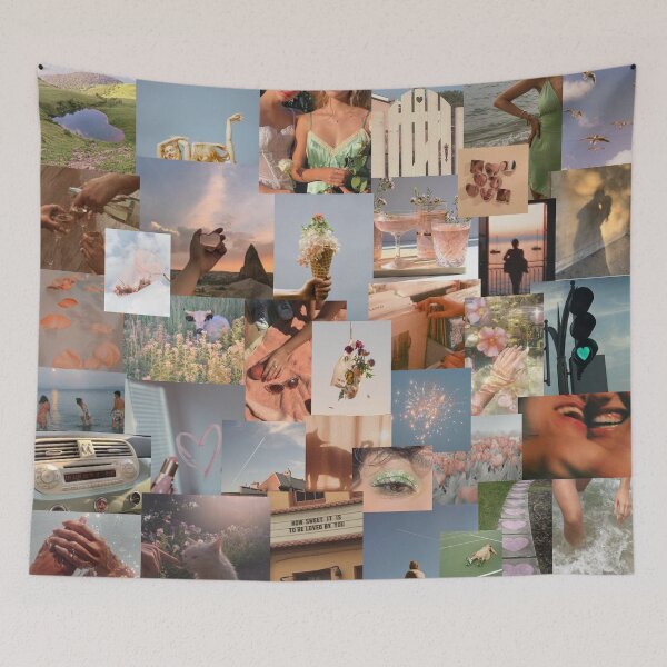 Item preview, soft happy aesthetic collage designed and sold by morgananjos.