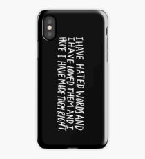 Words iPhone Case