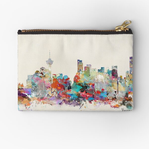 Vancouver city skyline Zipper Pouch