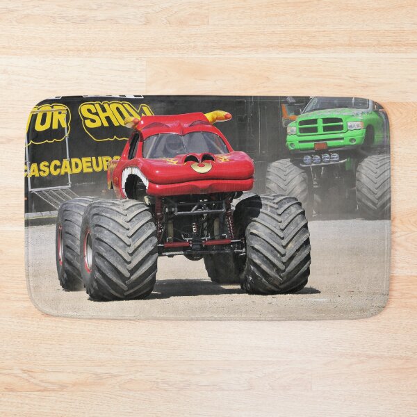 Item preview, r2626/ 24 Show freestyle Cascadeurs  Finition 2021 / " la Voiture-Camion Rouge à grosse roues ! " (c)(t)  by Olavia-Olao  Okaio Créations   designed and sold by o.okaïo.