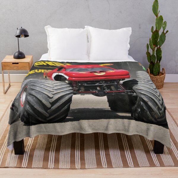 Item preview, r2626/ 24 Show freestyle Cascadeurs  Finition 2021 / " la Voiture-Camion Rouge à grosse roues ! " (c)(t)  by Olavia-Olao  Okaio Créations   designed and sold by o.okaïo.