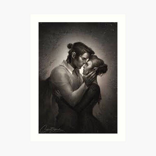 Nessian from Acomaf Fan Art Art Print