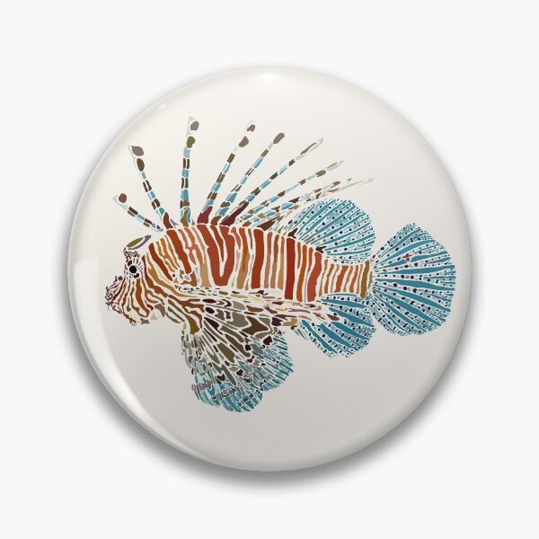 Item preview, Mosaic Lionfish Illustration designed and sold by Kyle Smithgall.