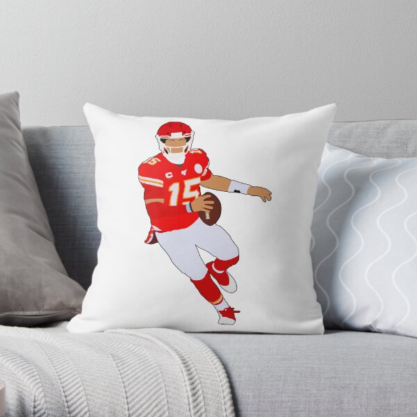 Mahomes KC 15 Throw Pillow