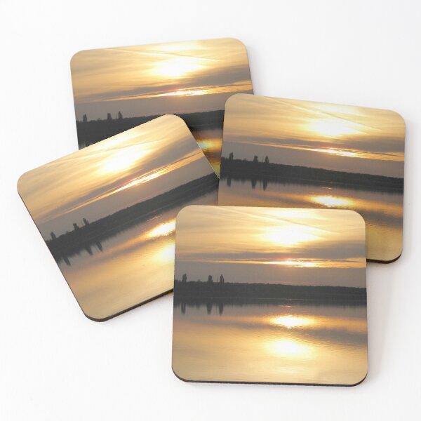 Item preview,  Sun Reflection on the Lake at Dusk designed and sold by antarte99.