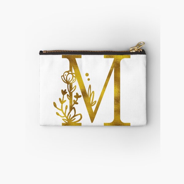Item preview, Gold Floral Monogram M designed and sold by Amy Olsen.