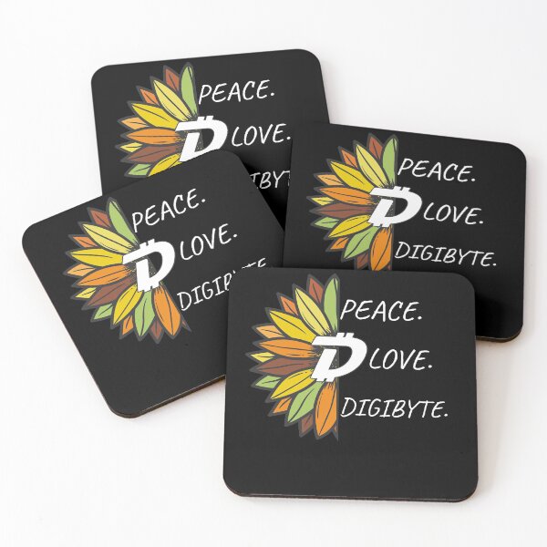 Item preview, Peace. Love. Digibyte.  designed and sold by Bitcoin-Fashion.
