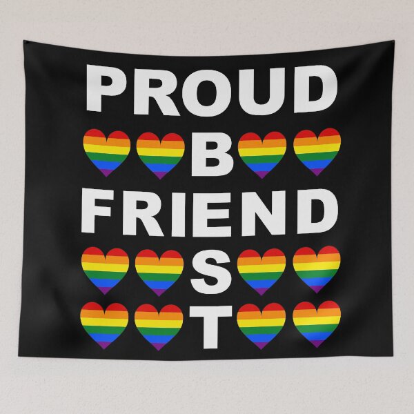 Item preview, LGBTQ Pride Proud Best Friend  designed and sold by aronia.