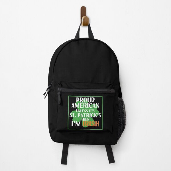 Item preview, Proud American unless it's saint Patrick's then I'm Irish designed and sold by Gifafun.