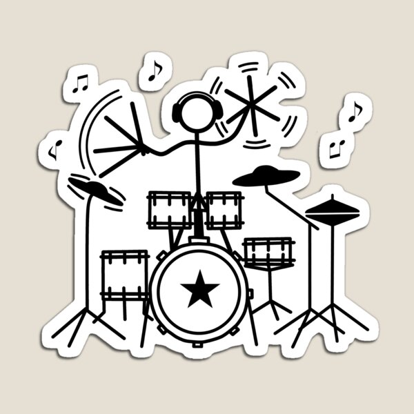 Stickman / Drumming Magnet